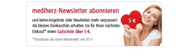mediherz gutschein 5 euro newsletter