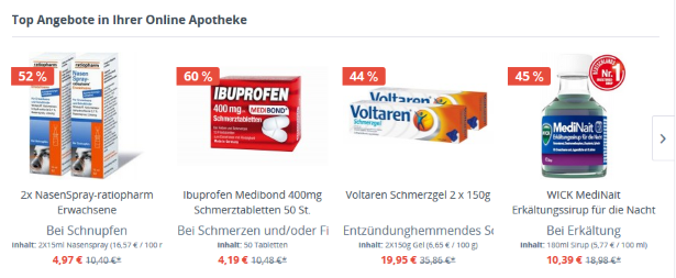 Volksversand Versandapotheke angebote sparen