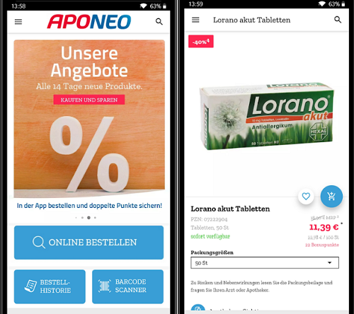 Aponeo Apotheke App