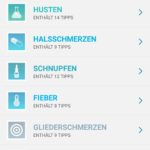 Die 8 besten Gesundheits-Apps Erkältungstipps