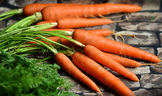 Karotten Lebensmittel mit vielen Vitaminen