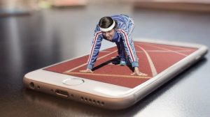 medizinische Apps auf Rezept Sport Frau Rennen
