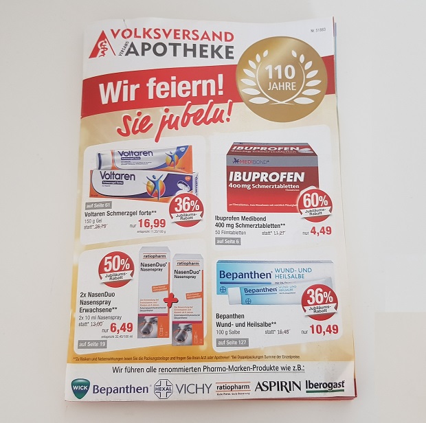 Volksversand Apotheke Katalog bestellen